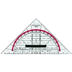 Geometrie-Dreieck klein mit Griff