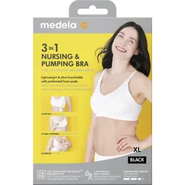 Medela 3-in-1 BH Stillen und Abpumpen, schwarz, Gr. XL - 1.0 Stück