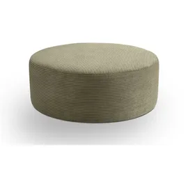 xonox.home Hocker groß Cord 103 x 39 x 103 cm Khaki