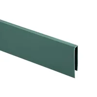 JAROLIFT PVC Abdeckprofil für Sichtschutzmatten | 1 m Länge, grün | JAROLIFT