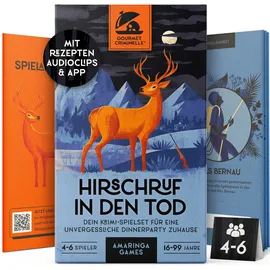 amaringa games gmbh Gourmet Criminelle Krimidinner Hirschruf in den Tod