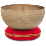 XDrum Therapeutic Klangschale Ton C - 1400 g Kissen Set