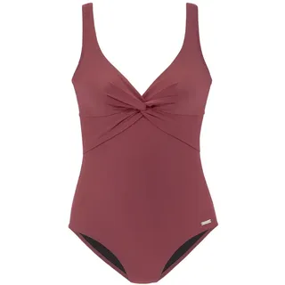 LASCANA Badeanzug Damen rostrot Gr.38 Cup C