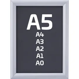 Monolith Klapprahmen A5 Aluminium Silber
