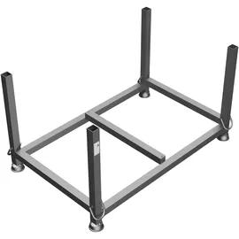 Schake GmbH Schake Stapelpalette 1,43 m x 0,87 m x 0,69 m Feuerverzinkt
