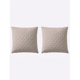 Heine Hussen-Set Tagesdecke braun