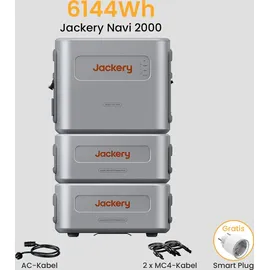 Jackery Navi 2000 Balkonkraftwerk mit Speicher, 2048-8192Wh Solarspeicher