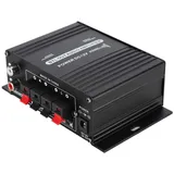 Garsent Leistungsverstärker, 2 * 20W Mini-Digital-Leistungsverstärker HiFi-Stereo-Class-D-Leistungsverstärker mit niedriger Verzerrungsrate für Heimlautsprecher.