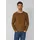 s.Oliver Strickpullover mit Flammgarnstruktur und Rollkante Braun M