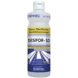 Dr. Schnell Flächendesinfektionsreiniger DESIFOR SD 20460 , 0,5 Liter - Flasche, ohne Sprühkopf