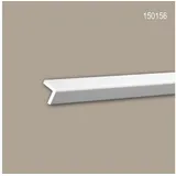 Profhome Decor - Eckleiste Profhome 150156 Zierleiste Stuckleiste Modernes Design Weiß