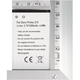 AccuCell Akku nur für Doro Primo 215, PhoneEasy 332 GSM, Primo 215, Primo 405 Hisense CS668 Abmessungen unbedingt beachten: ca. 53,3x36,8x5,7mm.