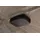 KAWOLA Relaxliege LETICIA Leder 0 x 0 x 0 cm grau mit Nackenkissen