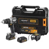 DeWalt DCD85ME2GT McLaren Design Akku-Schlagbohrschrauber (bürstenlos) inkl.2x Powerstack Akku (18 Volt / 1,7 Ah) mit Pouch-A