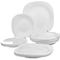 Dajar Carine Tafelservice 18-tlg. grau-weiß