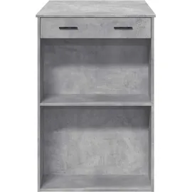 vidaXL Bartisch 102 x 70 x 103,5 cm Grau
