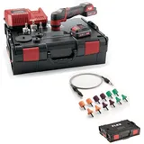 Flex Akku Polierer PXE 80 10.8-EC/2.5 Set rotativ + Flexible Welle FS 140 Set