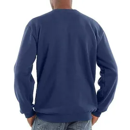 CARHARTT Sweatshirt mit Rundhalsausschnitt, Marineblau neu, S