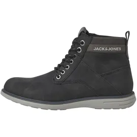 JACK & JONES Herren JFWDENVER PU Combo Boot Stiefel 12243420 ,Anthracite Detail Logo ,44