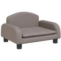 Kindersofa Taupe 50x40x30 cm Stoff - Taupe