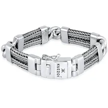 KUZZOI Armband 925 Sterling Silber, in Silber | Gr.: 19 cm,