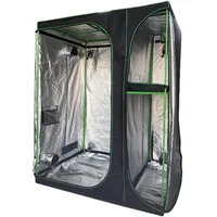 Gewächshaus Indoor Grow Pflanzenzelt Zuchtzelt Gewächszelt Tent Zelt Schrank Box G18