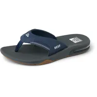 REEF Fanning Herrensandale mit Flaschenöffner, Flip-Flop, Fußgewölbeunterstützung, strapazierfähige Laufsohle, wasserfreundlich, Marineblau/Schattenfarben, 6
