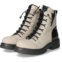 Rieker Z9152-60 Schnürstiefel Synthetik Damen in beige | Gr.