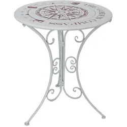 Tisch Gartentisch Beistelltisch Kaffeetisch Metall Ø60cm