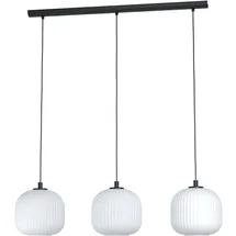 EGLO Pendelleuchte Mantunalle Schwarz-Weiß