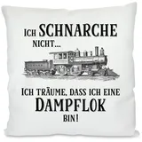 Herzbotschaft Dekokissen 40 x 40 cm Weiß