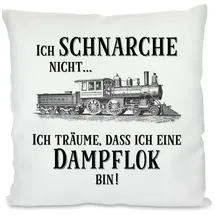 Herzbotschaft Dekokissen 40 x 40 cm Weiß
