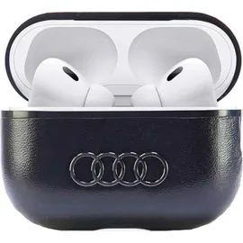 Audi Leder Big Logo Airpods Pro 2 Hülle schwarz/schwarz AU-APP2-GT/D3-BK