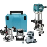 Makita RT0702CX3J Mulitfunktionsfräse + Makpac