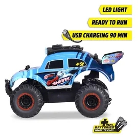 DICKIE RC-Auto Volkswagen Beetle Baja Bug 1:18 CH RTR blau