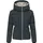 Ragwear Damen, Wasserdichte Steppjacke mit abnehmbarer Kapuze Gleama Melange YOUMODO Dark Grey Gr. S - S