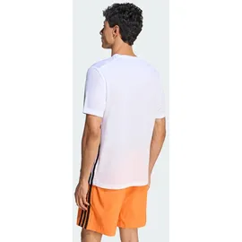 adidas Workout Essentials Base 3 Stripes Weiß/Schwarz S