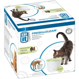 Catit Trinkbrunnen für Katzen, grün/weiß, 3L