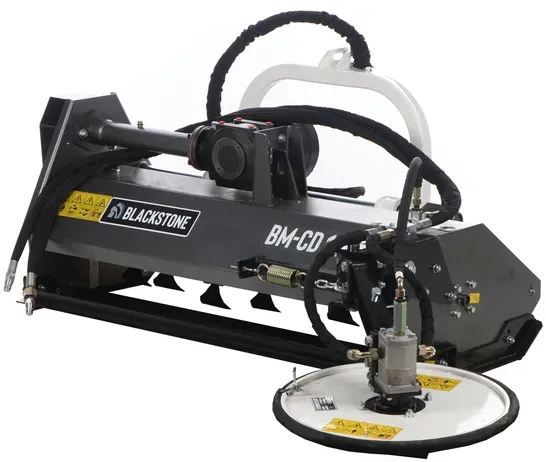 Blackstone BM-CD 160 - Mulcher für Traktoren - Schwenkscheibe - mittelschwere Baureihe - hydraulische Verschiebung