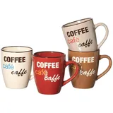Flirt by R&B Kaffeetasse 0,39 l Braun 4 St.