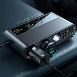 Joyroom Autoladegerät 154W 9in1 USB-A/USB-C Schwarz