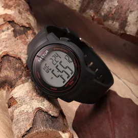 Sector EX-31 Herrenuhr Digitaluhr 44mm 10ATM - Schwarz