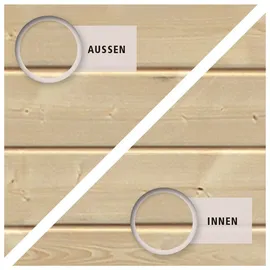 Karibu Fußboden für Gartenhaus 238 cm x 213 cm Beige