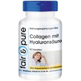 Fair & Pure Fair & Pure® Collagen mit Hyaluronsäure 80mg und Vitamin C 80mg - 90 Tabletten - ohne Magnesiumstearat - Collagenhydrolysat