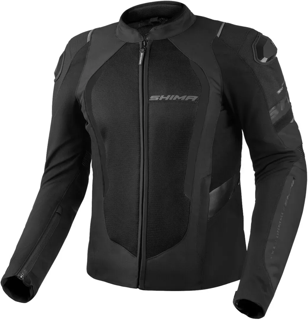 SHIMA Mesh Pro 2.0 Motorrad Textiljacke, schwarz, Größe L für Männer
