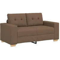 VidaXL Loveseat-Sofa Braun 120 cm Stoff