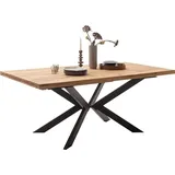 MCA Furniture "BARLETTA Esstisch Auszugtisch 180 (280) cm", Wildeiche geölt,