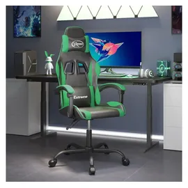 vidaXL Gaming-Stuhl Schwarz und Grün für PC