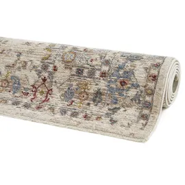 LUXOR LIVING Rocco Teppich 120 x 160 cm Blau/Creme