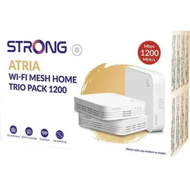 Strong ATRIA Wi-Fi Mesh Home Triple-Pack 1200EUV2 (867 Mbit/s, 300 Mbit/s), WLAN Repeater